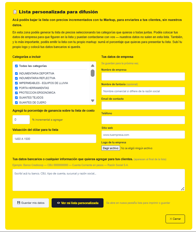 3. Si es para tus clientes: personalizala