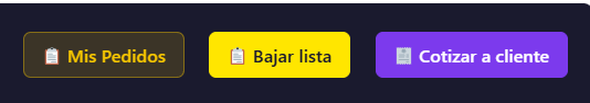 Botón "Bajar lista" en Cargar Pedido