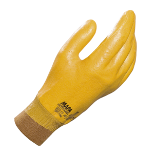 GUANTE DEXLITE 383 - nitrilo amarillo puño elastizado