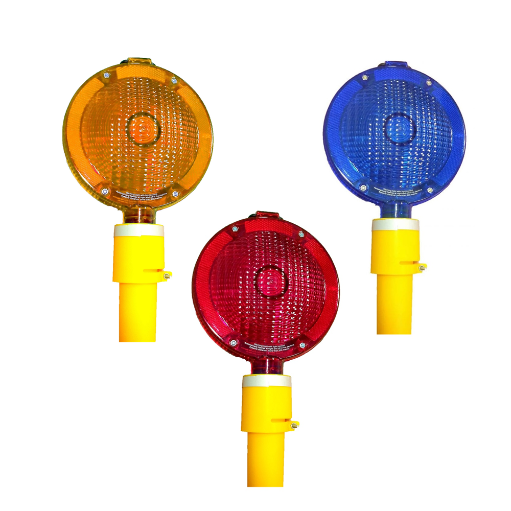 BALIZA LUZ INTERMITENTE ENCENDIDO SOLAR PARA CONOS