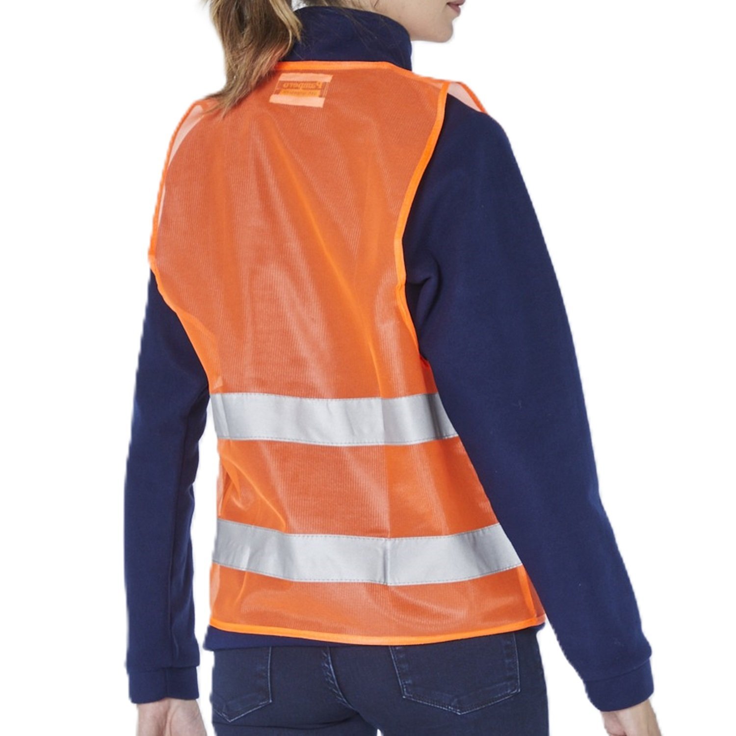 CHALECO REFLECTIVO NARANJA PAMPERO CLASE 1 - Image 2