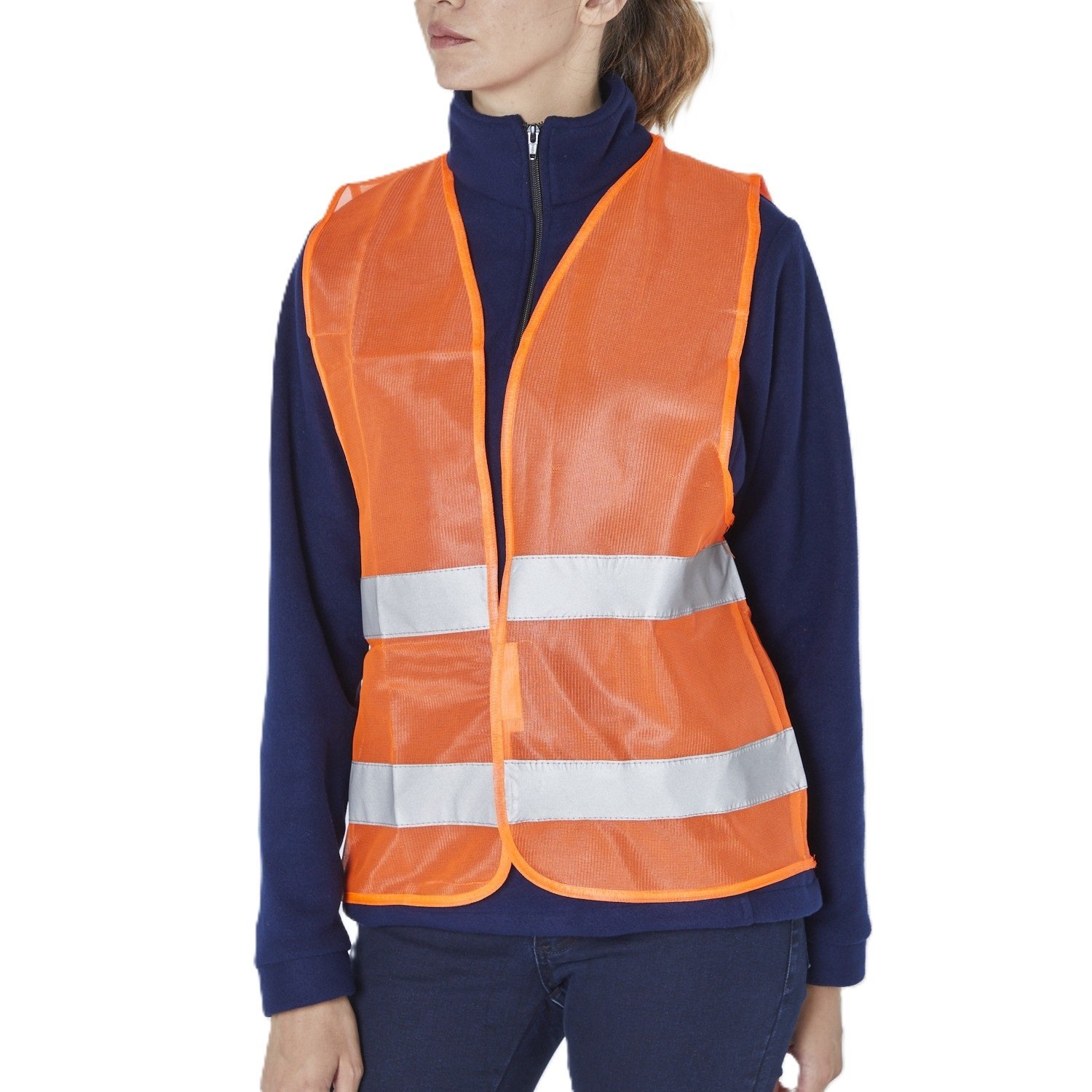 CHALECO REFLECTIVO NARANJA PAMPERO CLASE 1 - Image 3