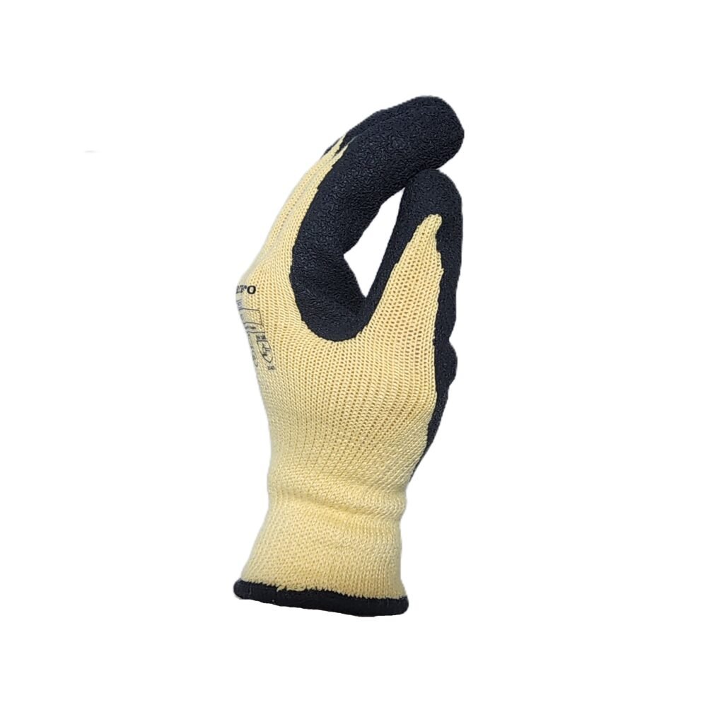 GUANTE TRACTOR – ALGODÓN/POLIESTER EMBEBIDO LATEX RUGOZO – PAMPERO