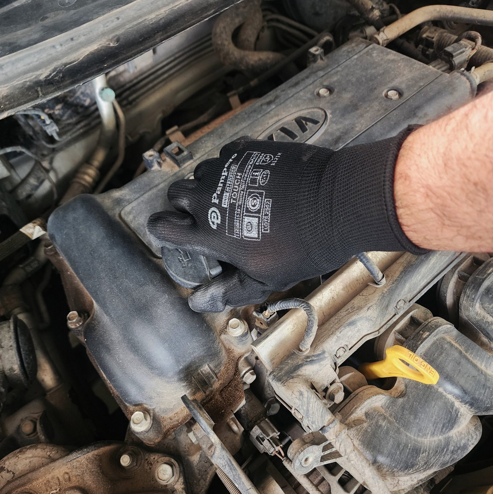 TOUCH - GUANTE POLIESTER EMBEBIDO PU - PAMPERO - Image 4