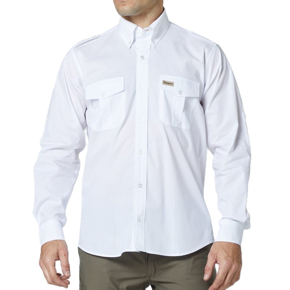 CAMISA ESTANCIERA POPLIN MICROESMERIADA HOMBRE - PAMPERO - Image 2