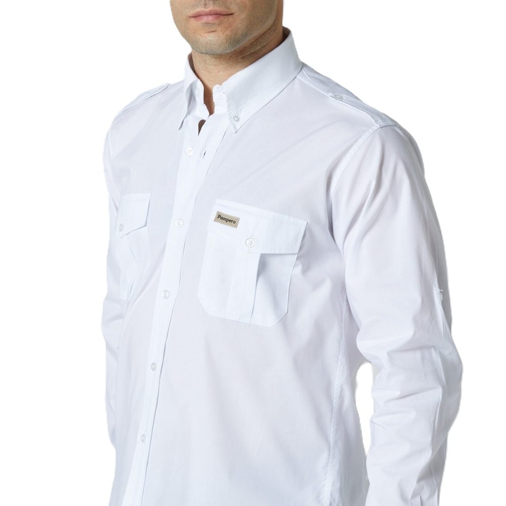 CAMISA ESTANCIERA POPLIN MICROESMERIADA HOMBRE - PAMPERO - Image 8