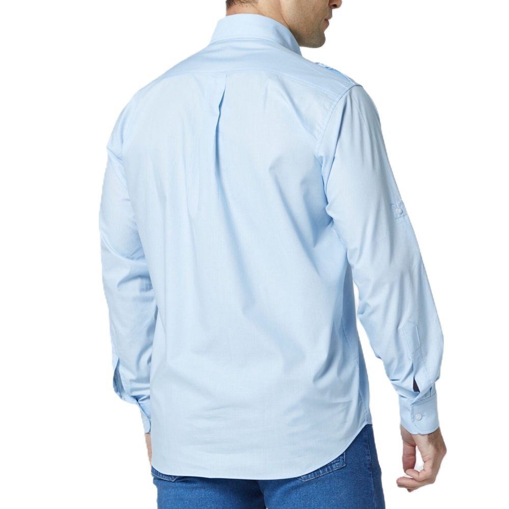 CAMISA ESTANCIERA POPLIN MICROESMERIADA HOMBRE - PAMPERO - Image 5