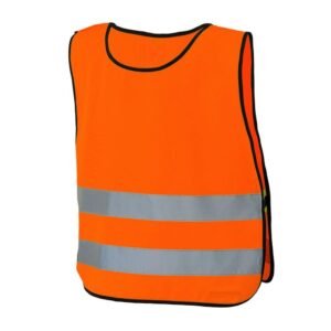 PONCHO PECHERA REFLECTIVO MICROPERFORADO NARANJA CLASE 1 - PAMPERO