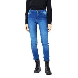 PANTALÓN ALBARIZA DENIM LOCALIZADO, MUJER -PAMPERO