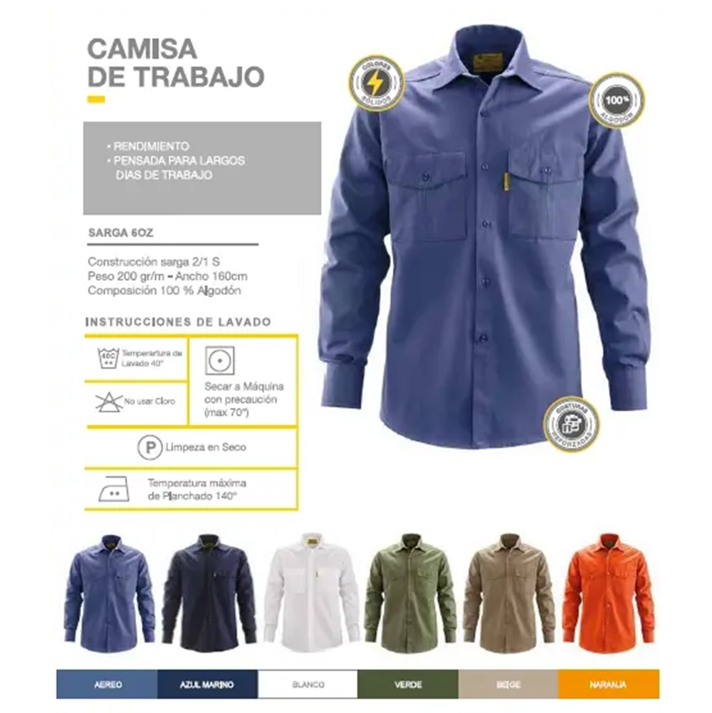 CAMISA DE TRABAJO - PAMPERO - Image 9