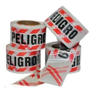 CINTA DOBLE FAZ PELIGRO (ROJA Y BLANCA)