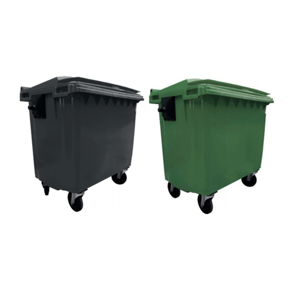 Tacho contenedor de residuos de 700L CON TAPA Y RUEDAS - Image 2