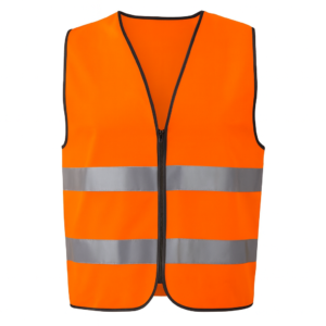 CHALECO "MUNICIPAL" REFLECTIVO TRUCKER C/CIERRE NARANJA PAMPERO CLASE 1