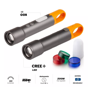 LINTERNA LED MULTIFUNCION USB - PAMPERO