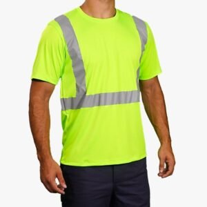 REMERA M/C FLUO CON REFLEX