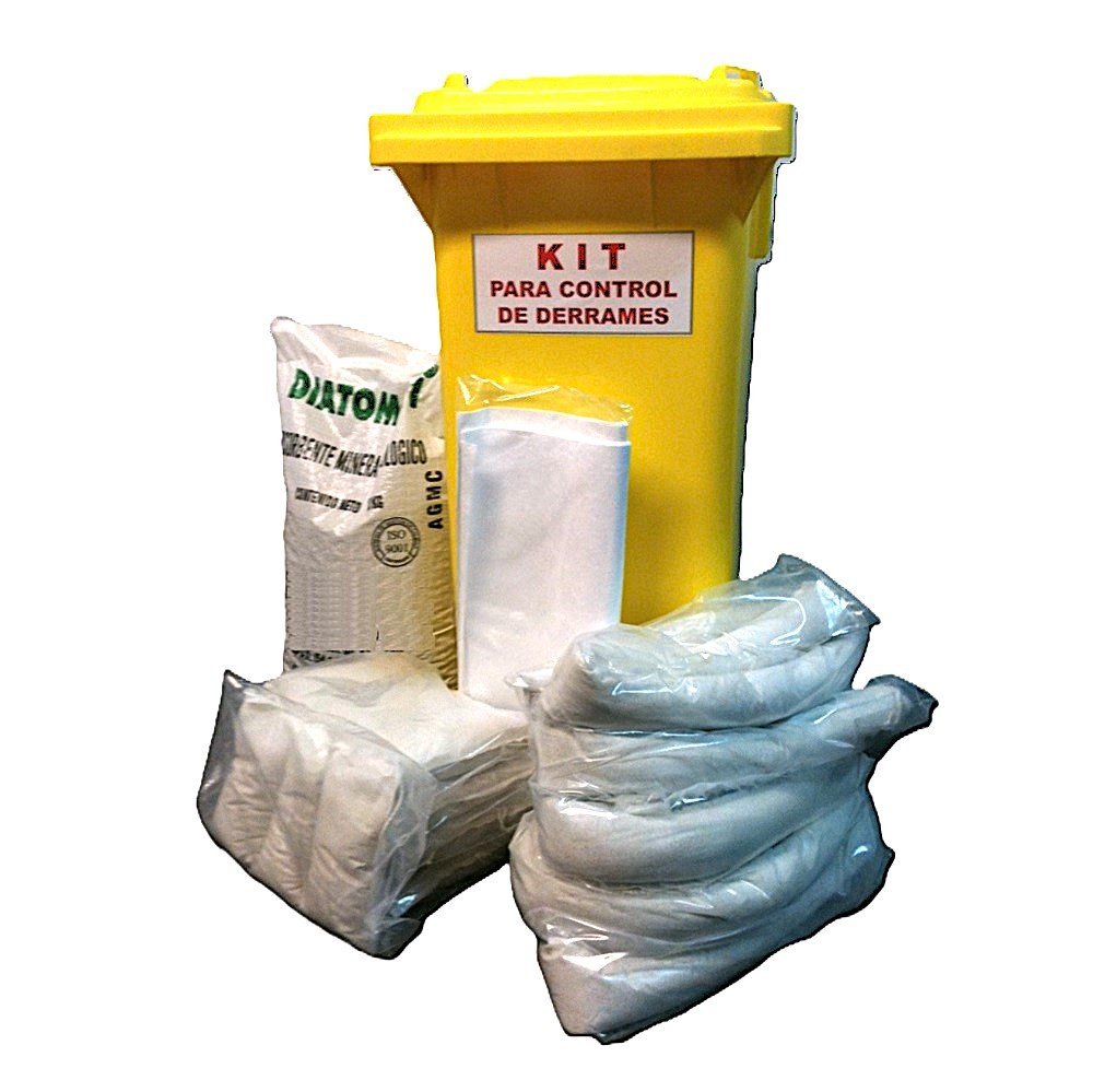 KIT PARA CONTROL DE DERRAMES (ABSORCION 35 L)