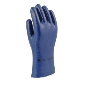 GUANTE NITRUR PETROLERO AZUL CORTO