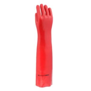 GUANTE QUIMICO ROJO SUPER LARGO