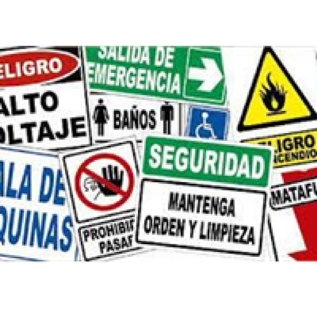 CARTEL SENAL.ATENCION ALARMA 11X13