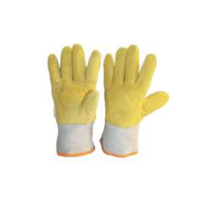 GUANTE CUERO AMERICANO PURO DESCARNE PUÑO LARGO