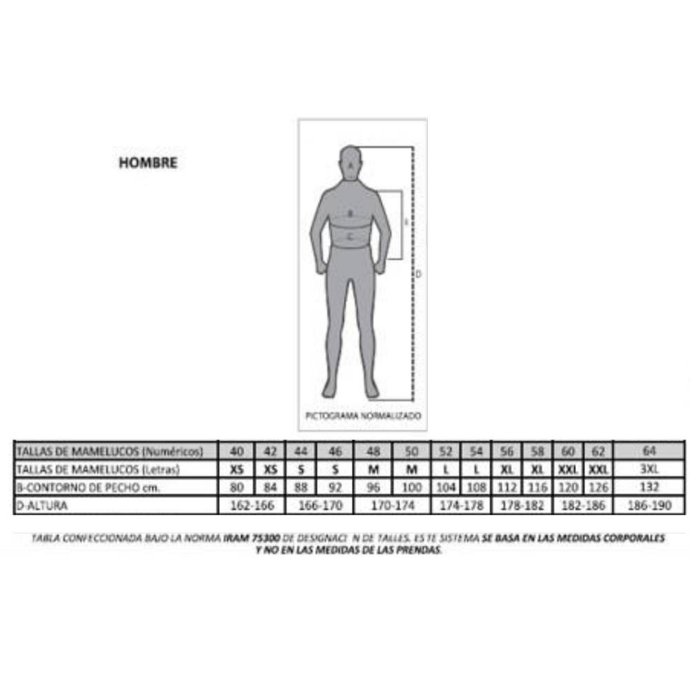 MAMELUCO ARCO ELECTRICO CLASE 2 -6,5oz DURAPRO DUPONT - Image 3