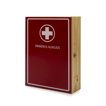 BOTIQUIN DE MADERA CON 28 ELEMENTOS