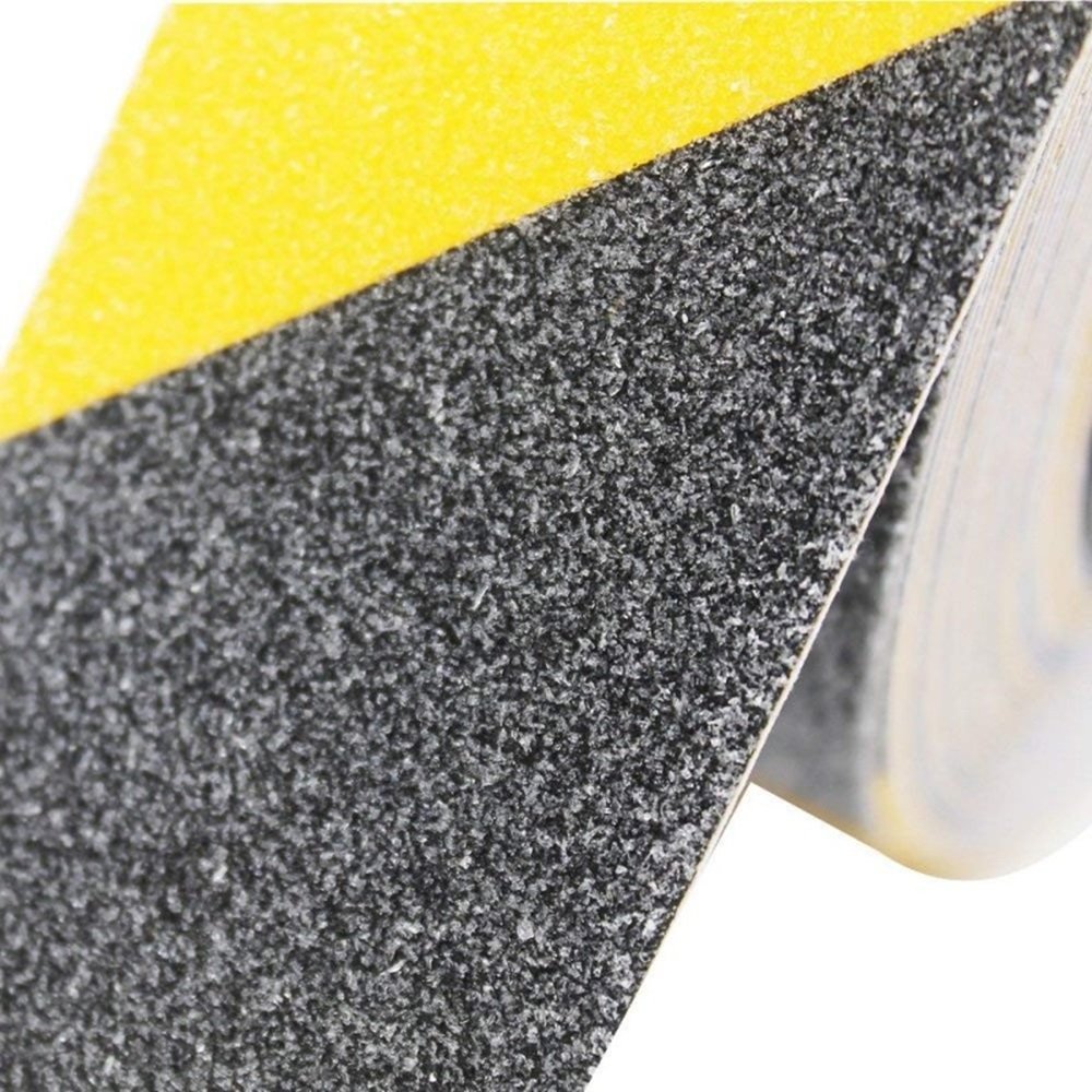 CINTA ANTIDESLIZANTE 1 x 18Mtrs - CEBRADA AMARILLA NEGRA." - Image 3