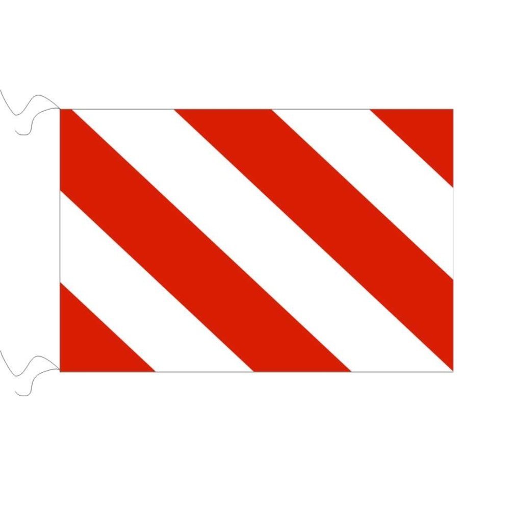 BANDERA PELIGRO ECONOMICA 50x70 S/LEYENDA