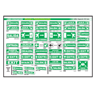 CARTEL SEÑAL - LINEA EVACUACION