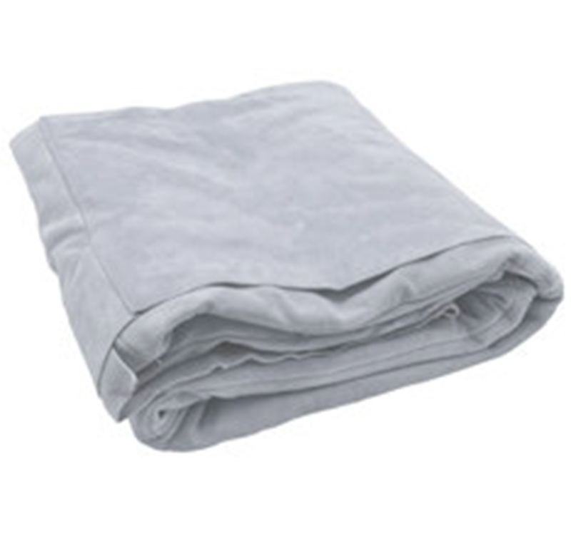 MANTA COBERTORA EN CUERO DESCARNE COSTURA KEVLAR