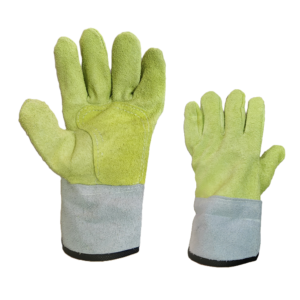 GUANTE AMERICANO DESCARNE REFUERZO PISTOLA PURO CUERO CORTO