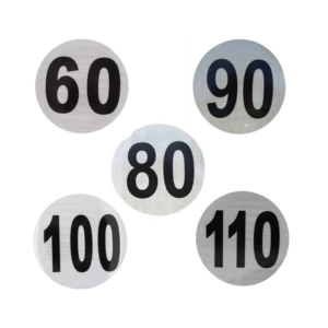 CIRCULO REFLECTIVO CON VELOCIDAD MAXIMA