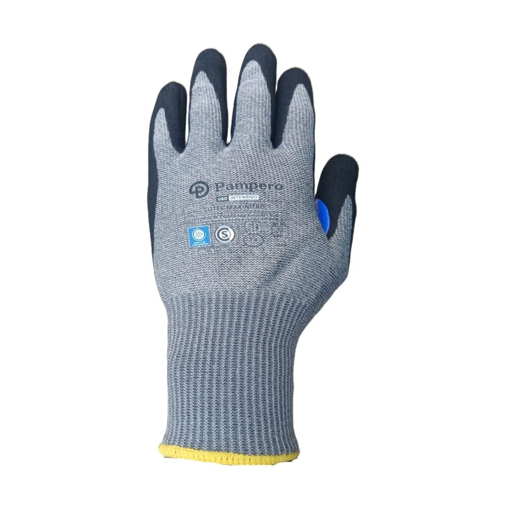 GUANTE CUTEX MAX NITRO, ANTICORTE – PAMPERO