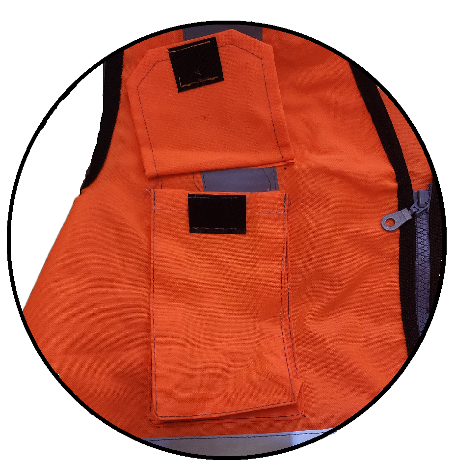 CHALECO "VIALTEC" TRUCKER 4 BOLSILLOS NARANJA - Image 8