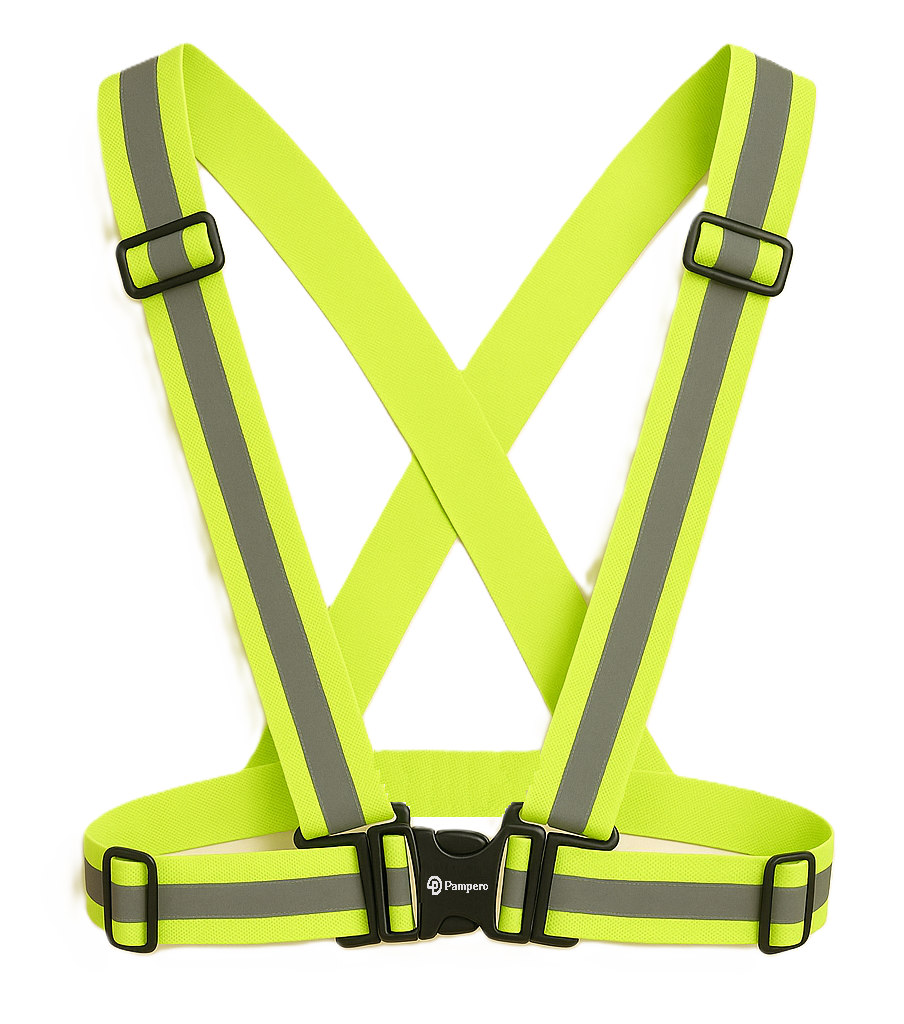 BANDOLERA PREMIUM REFLECTIVA AMARILLA