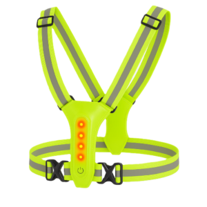 BANDOLERA VIALTEC LED - REFLECTIVA AMARILLA