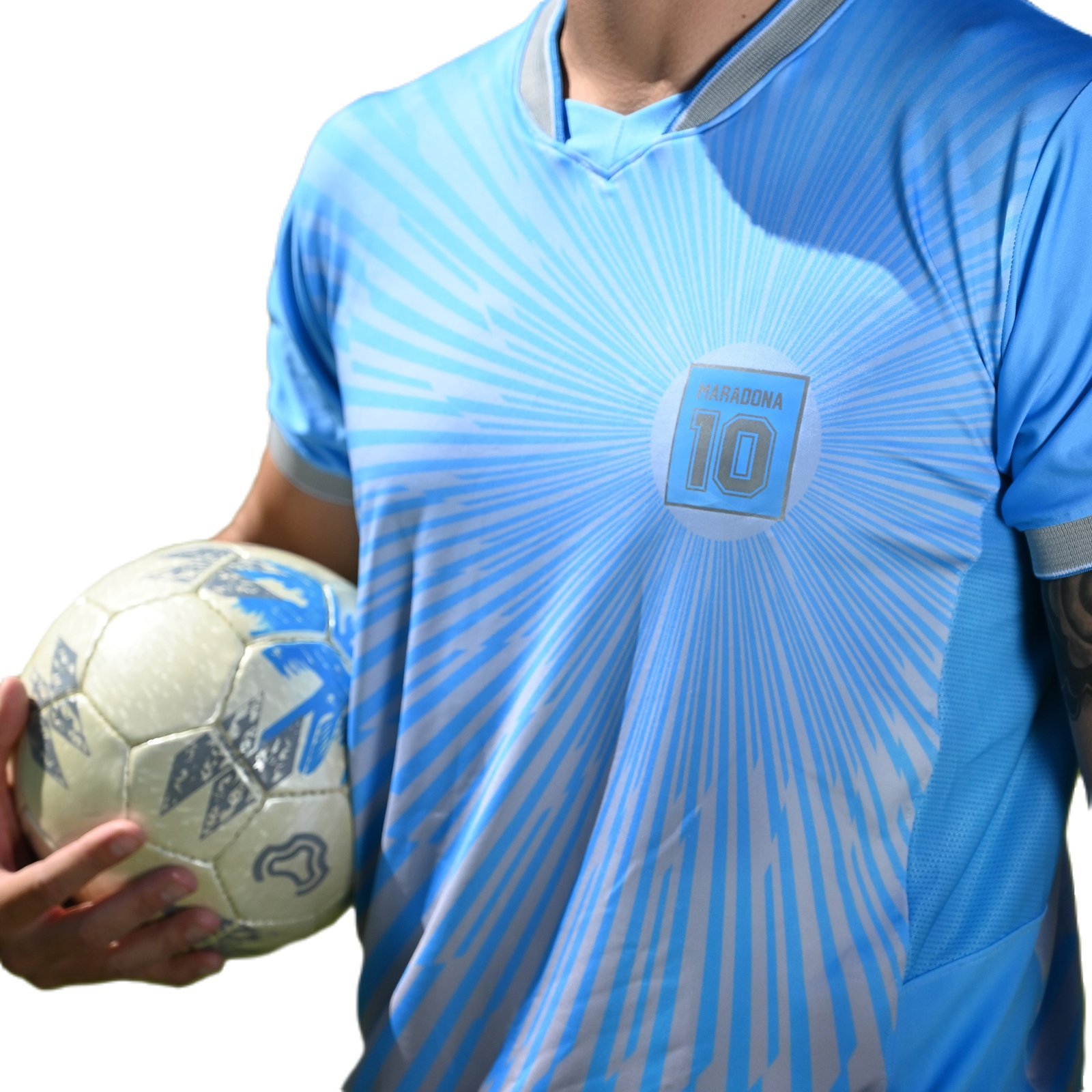 CAMISETA DE FUTBOL ROYAL - MARADONA | COLECCIÓN 1984 - Image 8
