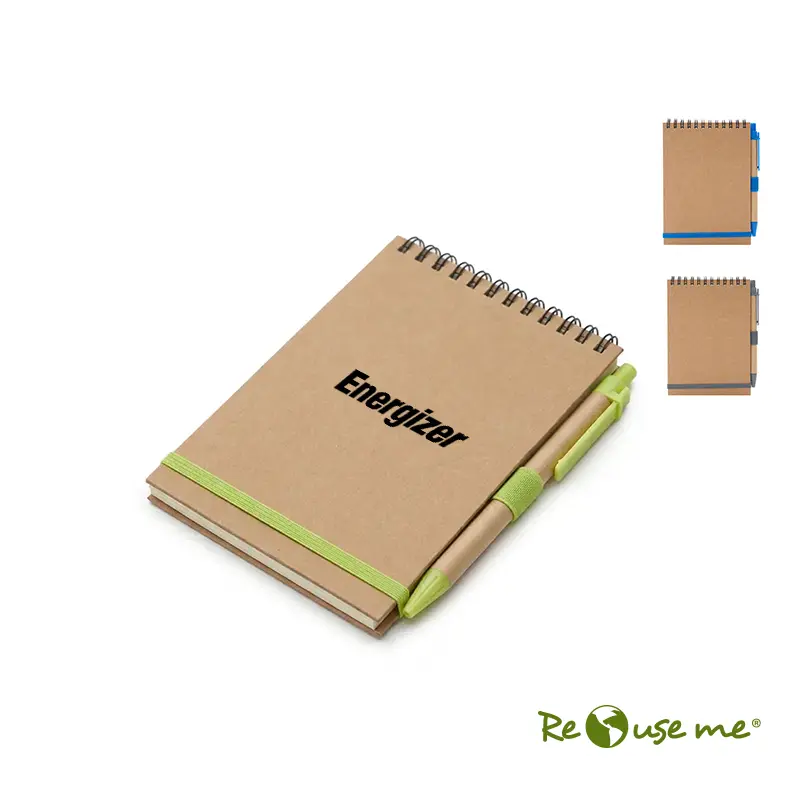 Cuaderno ECO1 Espiralado A6 C/boligrafo - Image 12