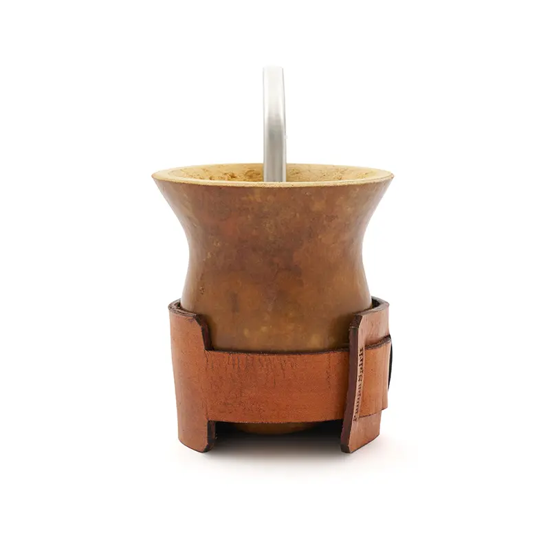 Mate Alazan ( calabaza + cinturon de cuero) - Image 6