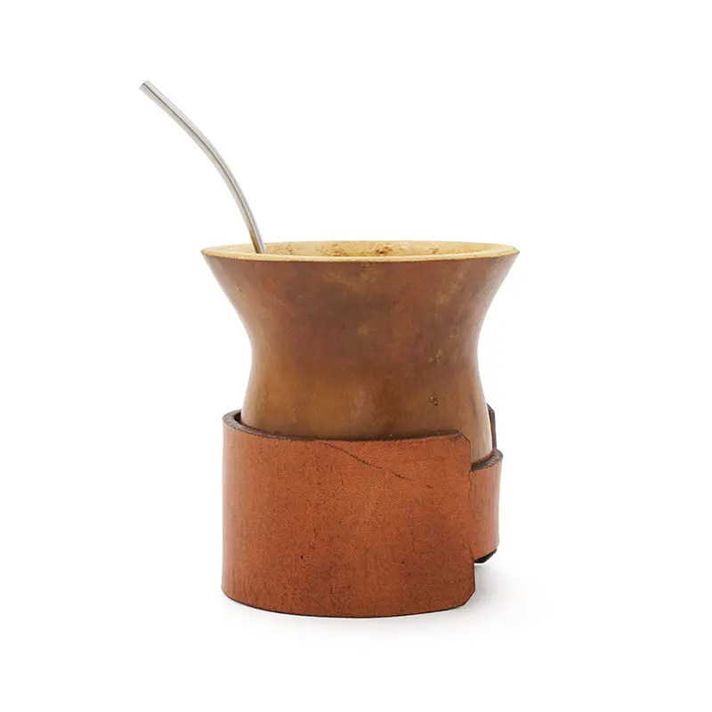Mate Alazan ( calabaza + cinturon de cuero) - Image 4