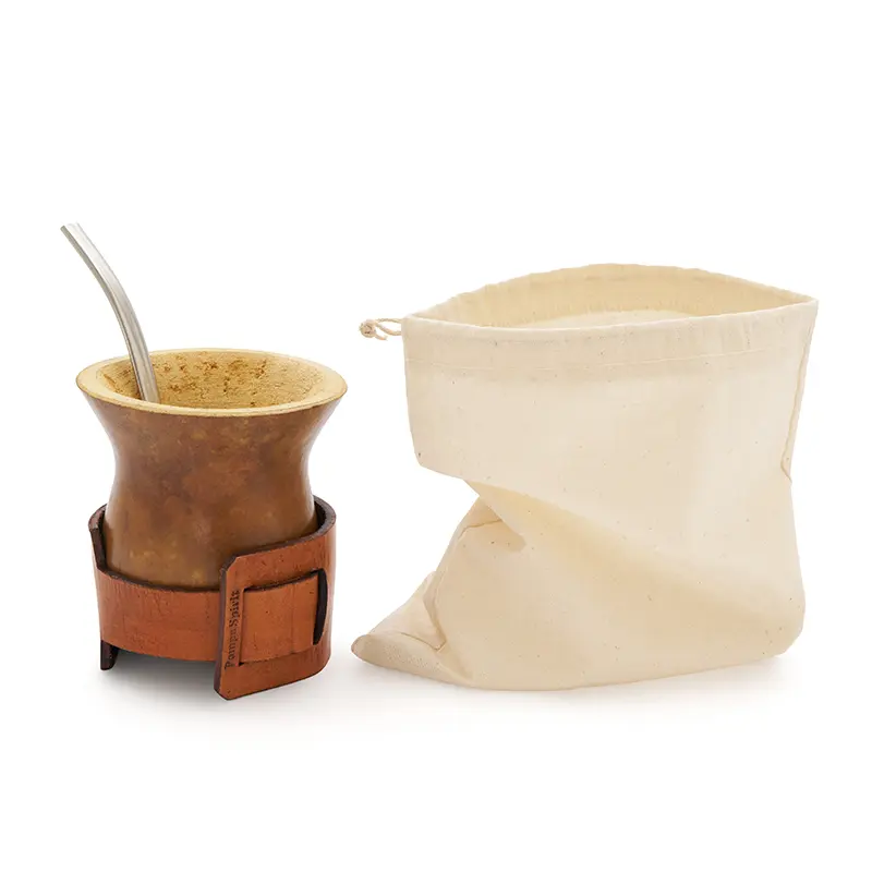 Mate Alazan ( calabaza + cinturon de cuero) - Image 17