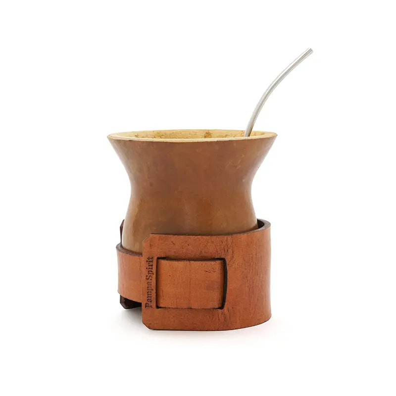 Mate Alazan ( calabaza + cinturon de cuero) - Image 5