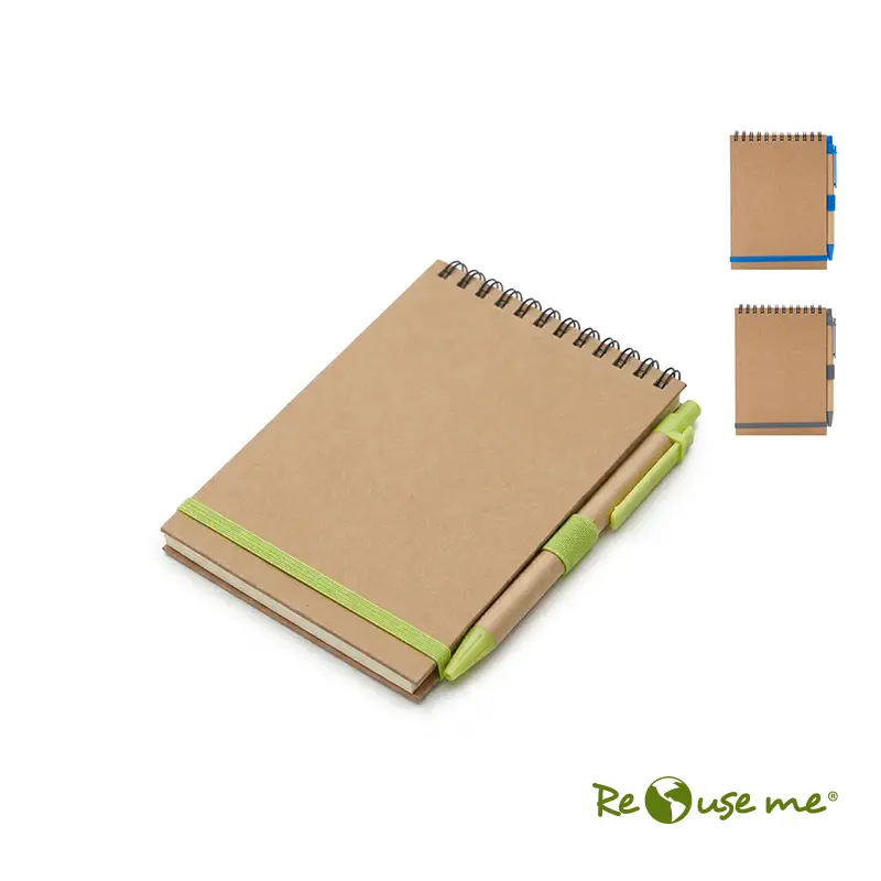 Cuaderno ECO1 Espiralado A6 C/boligrafo - Image 11