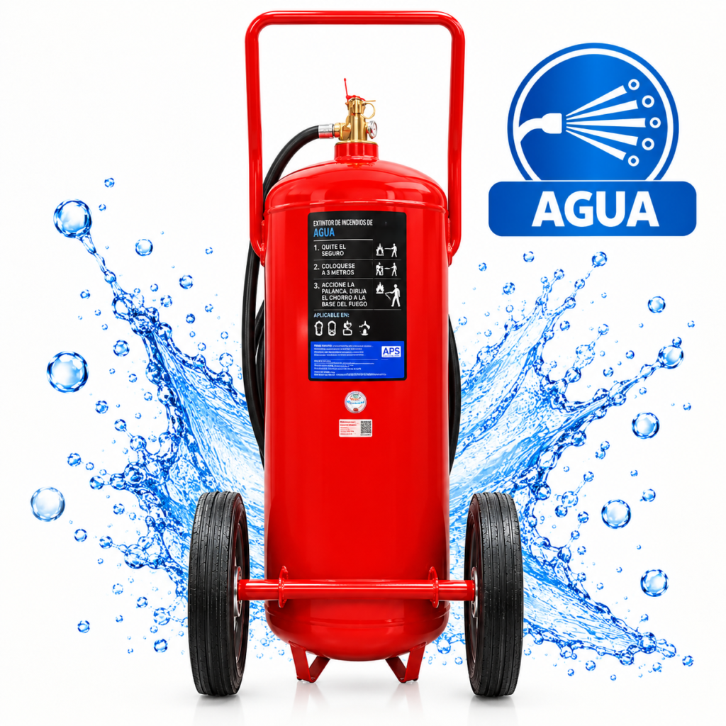 Carro Agua bajo presión 70L