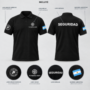CHOMBA VIGILADOR CUSTOMIZADO INCLUIDO